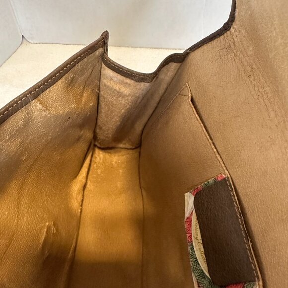 Gucci Clutch GG Supreme Web Sherry Line Clutch Bag PVC Beige Gold - Picture 10 of 10